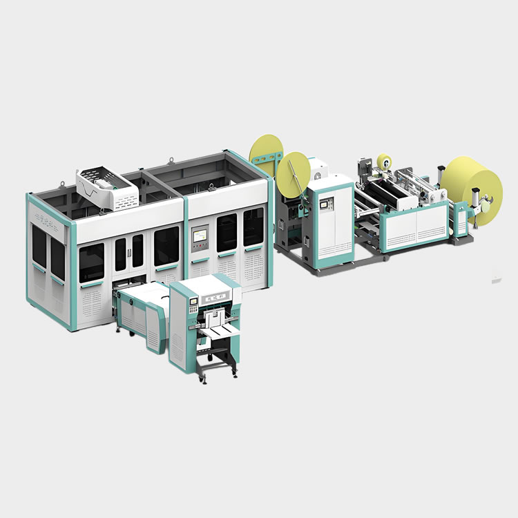 Fully Automatic  Non-woven Box Bag Making Machine